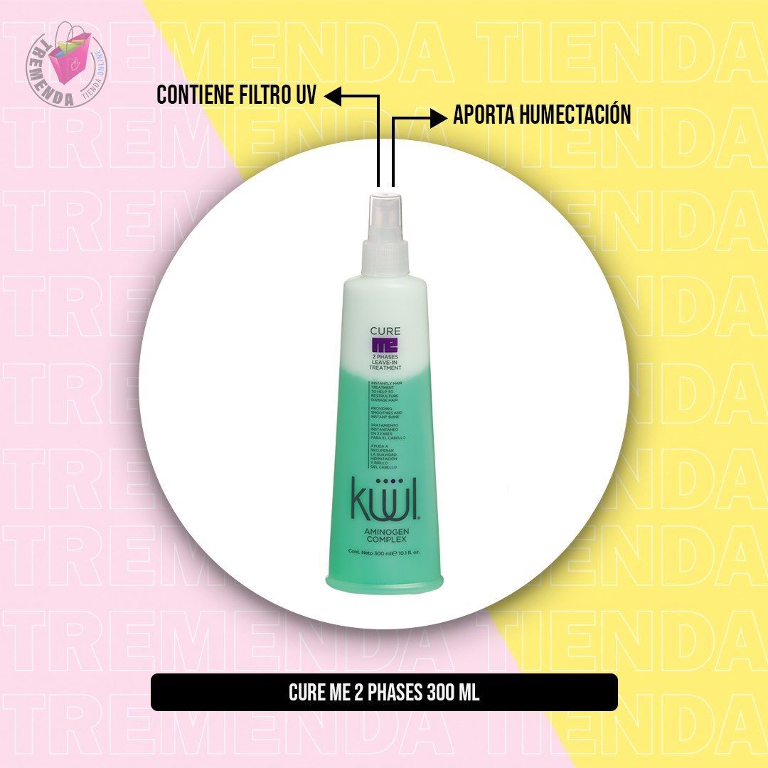 Tremenda Tienda Tratamiento De Hidratación Para Cabello Kuul Cure Me 2 300ml