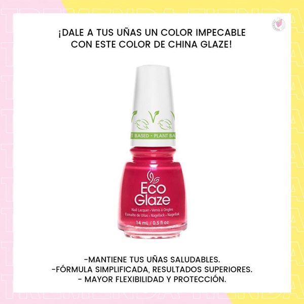 Imagen de Esmalte De Uñas China Glaze Eco Botanika Rojo Azucarado 14ml