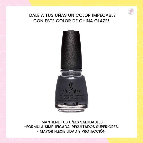 Imagen de Esmalte De Uñas China Glaze Haute & Heavy Gris Oscuro 14ml