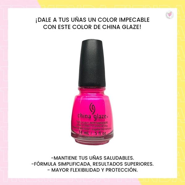 Imagen de Esmalte De Uñas China Glaze Purple Panic Fucsia 14ml