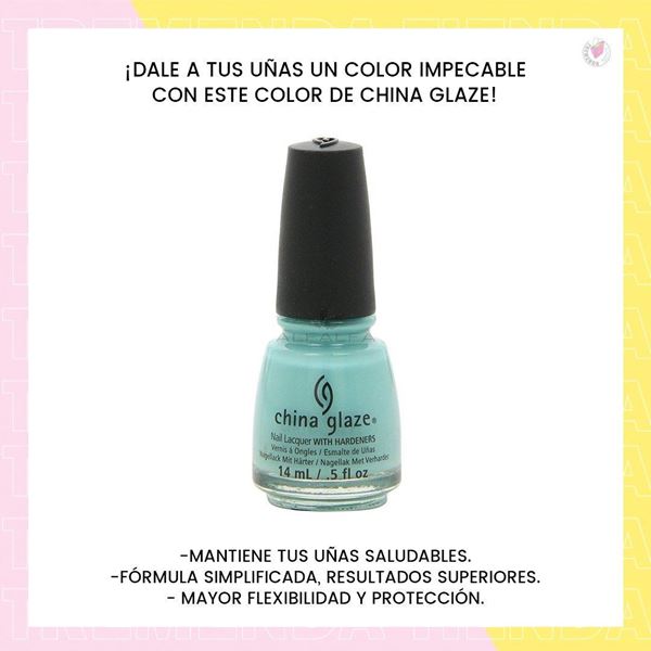 Imagen de Esmalte De Uñas China Glaze Aquadelic Verde Turquesa 14ml