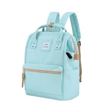 Imagen de Mochila Impermeable Himawari Mod 9001 Verde Tiffany Con USB