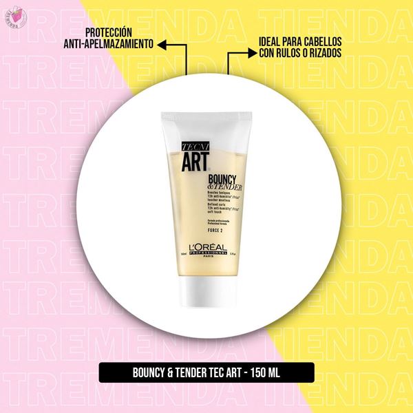 Imagen de Crema Para Rizos Loreal Tecni Art Bouncy & Tender 150ml