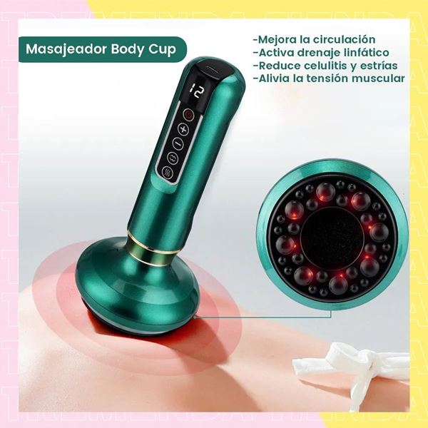 Imagen de Masajeador Corporal Térmico Con Succión Glaps Body Cup