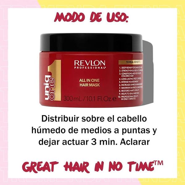 Imagen de Mascara Repara 10 en 1 Revlon UniqOne All In One Hair 300ml