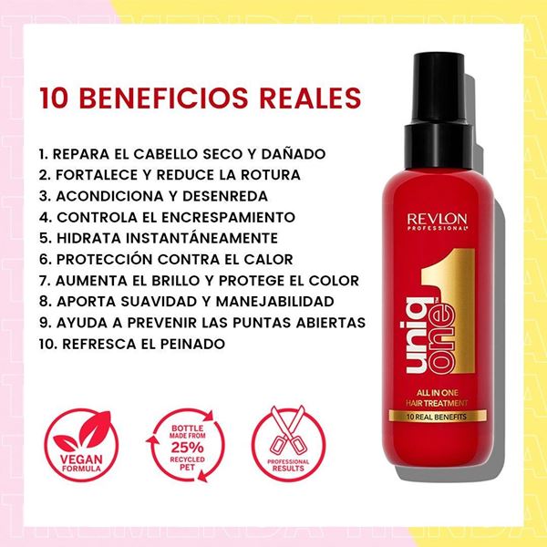 Imagen de Tratamiento Capilar 10 en 1 Revlon UniqOne All In One 150ml