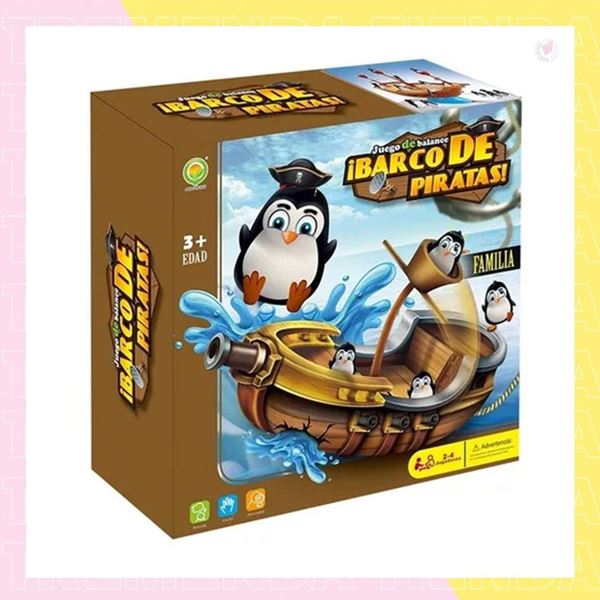 Imagen de Juego De Mesa De Barco Pirata De Pingüinos