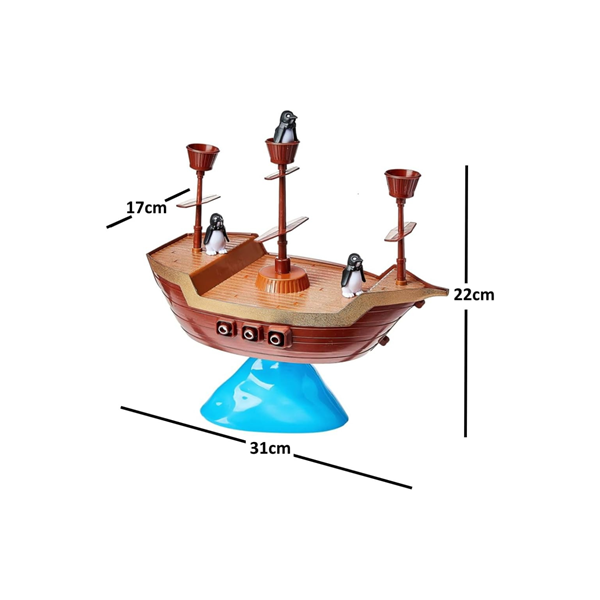 Imagen de Juego De Mesa De Barco Pirata De Pingüinos