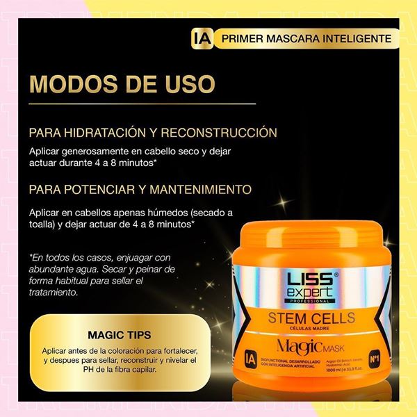 Imagen de Mascara Capilar Liss Expert Células Madres Magic Mask 1000ml