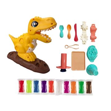 Imagen de Dinosaurio Juguete Con Formas Y Accesorios + 10 Plastilinas