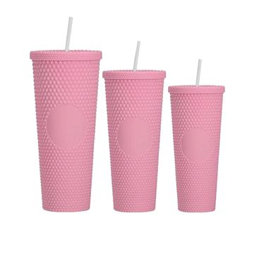 Imagen de 3 Vasos Plásticos Texturizados Con Sorbete 1L 700ml 500ml