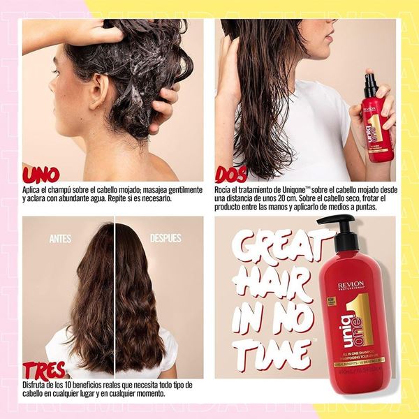 Imagen de Shampoo Revlon UniqOne 10 En 1 All In One 490ml