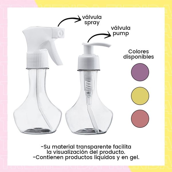 Imagen de Rociador + Dosificador 120ml Dompel Pra Ti Varios Colores