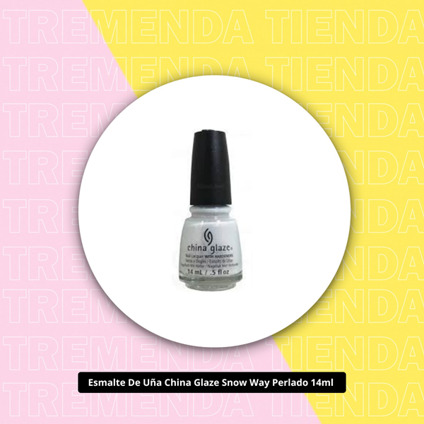 Imagen de Esmalte De Uña China Glaze Snow Way Perlado 14ml