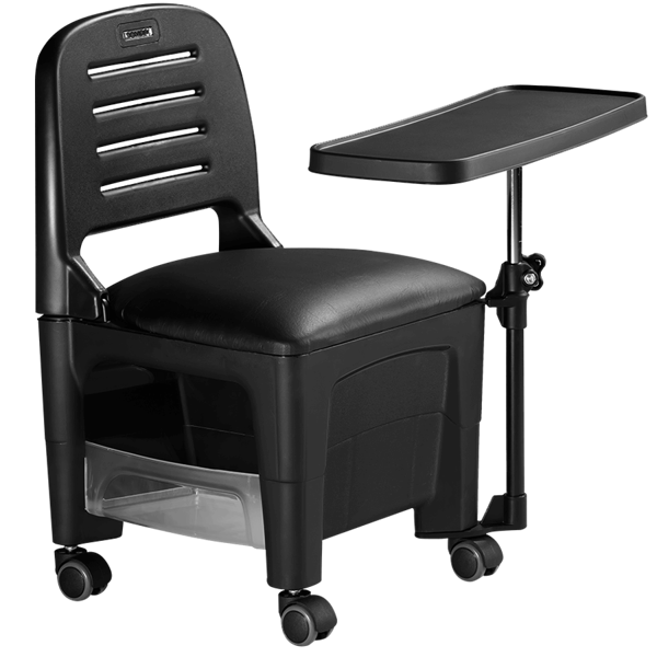 Imagen de Carro Mesa Auxiliar Manicuria Bari Negro