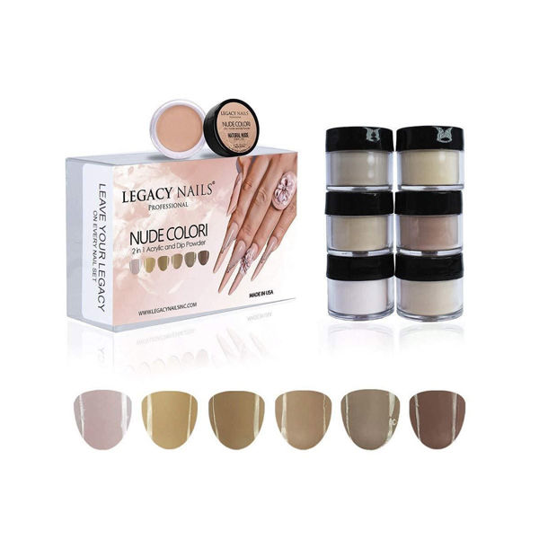 Imagen de Polvo Acrilico Legacy Nails Coleccion Nude Colore 6un