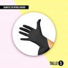 Imagen de Guantes De Nitrilo Negro Caja Por 50 Pares Talle S