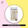 Imagen de Uñas Postizas Cuadradas Modernas Color Natural Dompel X48 U
