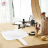 Imagen de ESPEJO RECTANGULAR CON MANGO GRUESO BLANCO 20cm X 17cm
