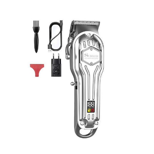 Imagen de Máquina Para Cortar Pelo Barba Inalámbrica Surker K9S Peines