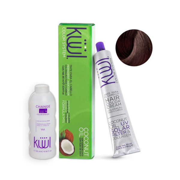 Imagen de Tinta Kuul N°4.65 Con Aceite De Coco + Oxidante Activador