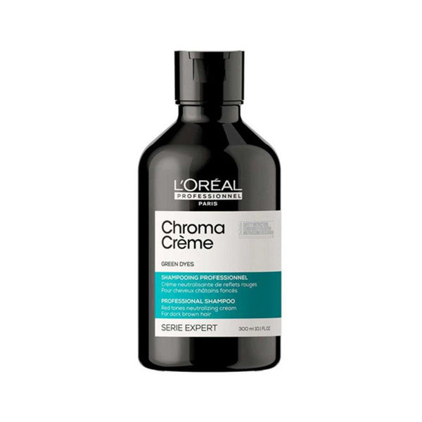 Imagen de Shampoo Loreal Chroma Creme Pigmento Verde Matizador 300ml