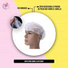 Imagen de Gorra Cofia Elastizada Descartables  X 100 Unidades