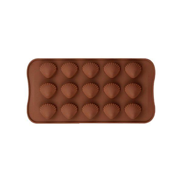 Imagen de Molde De Silicona De Almeja Para Chocolate Postre Hielo