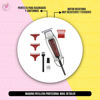 Imagen de Maquina Patillera Profesional Wahl Detailer 220V Barberia