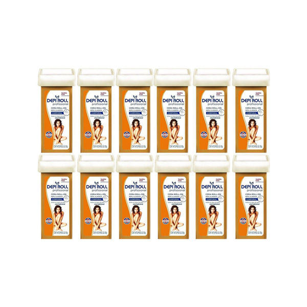 Imagen de Pack 12 Ceras DepiRoll Natural Miel En Roll On 100gr