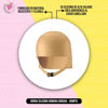 Imagen de Gorra Romana De Silicona Para Mechas  Reflejos Dompel Dorada