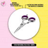 Imagen de Tijera De Corte Filo Ambidiestro Dompel Plus 5" Anillo Goma