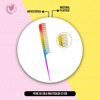 Imagen de Peine De Cola Plastico Batidor Multicolor 23cm Peluqueria