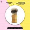 Imagen de Brocha De Barbería Para Afeitar Cerdas Bicolor