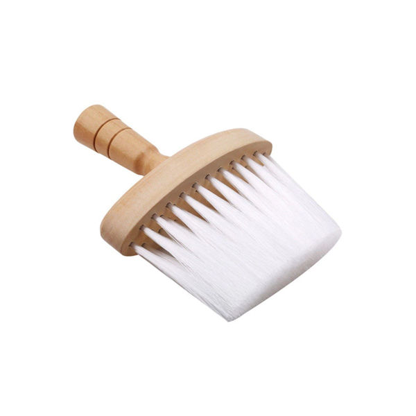 Imagen de Brocha Para Sacar Pelo Mango Madera Para Peluqueria