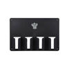 Imagen de Posa Maquina Corta Pelo De 4 Slot Plastico Negro Peluqueria