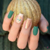 Imagen de Esmalte De Uñas Gel Semipermanente Pink Mask Dorado Glitter