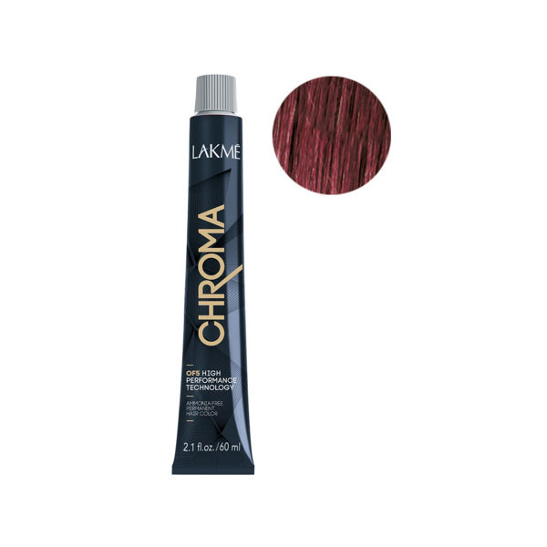 Imagen de Tinta Permanente Sin Amoniaco Lakme Chroma N° 6/55 60ml