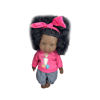 Imagen de Bebote Muñeca Niña De Goma Con Cabello Y Ropa Rosa 33cm