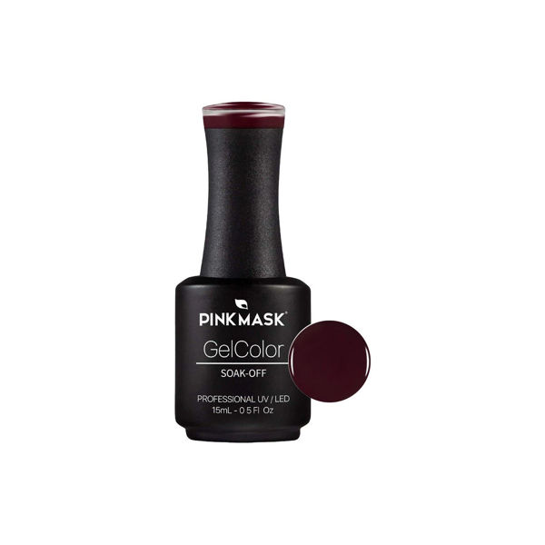 Imagen de Esmalte Para Uñas En Gel Semipermanente Pink Mask Vino