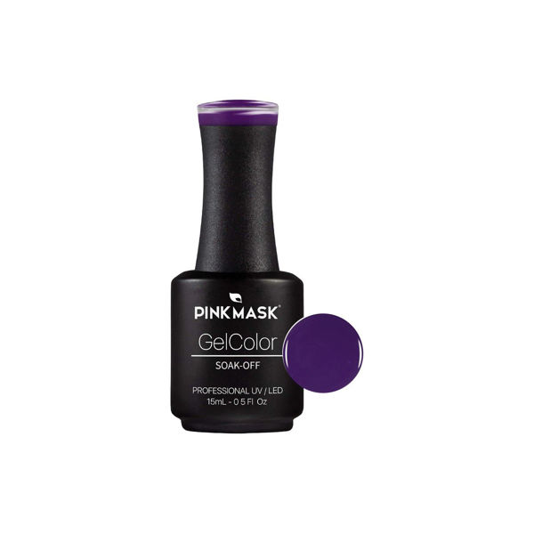 Imagen de Esmalte Para Uñas En Gel Semipermanente Pink Mask Purpura
