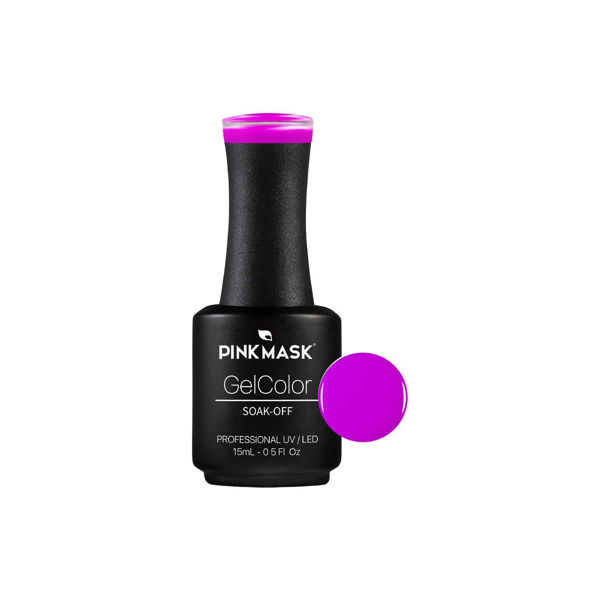 Imagen de Esmalte Para Uñas En Gel Semipermanente Pink Mask Violeta