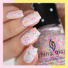 Imagen de Esmalte De Uñas China Glaze Arctic Confetti Rosa Con Glitter