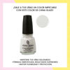 Imagen de Esmalte De Uñas China Glaze French White Blanco 14ml