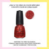 Imagen de Esmalte De Uñas China Glaze Joy Rojo Con Glitter Brillo 14ml
