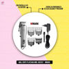Imagen de Maquina De Corte De Pelo Inalambrica Wmark NG2037 Plateada