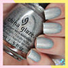 Imagen de Esmalte De Uñas China Glaze I Sea Ponies Plata Glitter 14ml