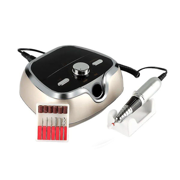 Imagen de Torno Para Uñas Metalizado Con Pedal Mod M3 35000 Rpm