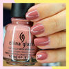 Imagen de Esmalte De Uñas China Glaze Dress Me Up Marrón Dorado 14ml