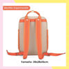 Imagen de Mochila Impermeable Himawari Mod 187 Color Ladrillo Y Beige